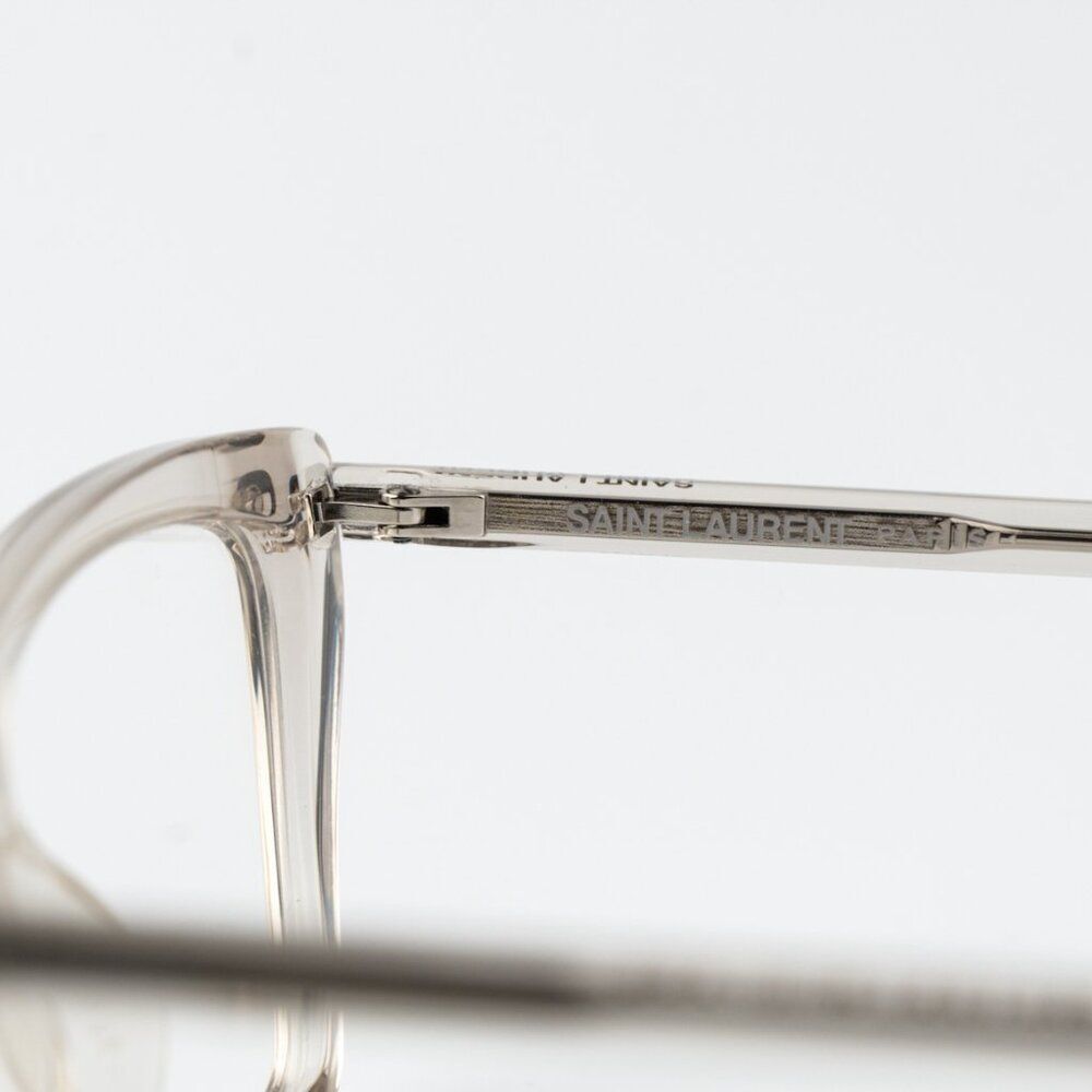 Saint Laurent Women Eyeglasses Beige Cat Eye SL737 MICA THIN OPT 004 BRAND NEW - Picture 5 of 12